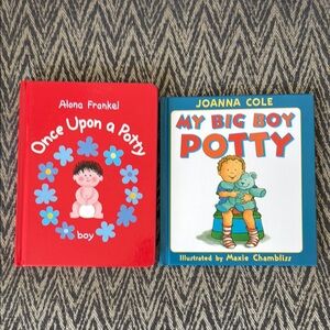 Potty Training Hard Cover Books Set. My big boy potty & Once upon a potty.